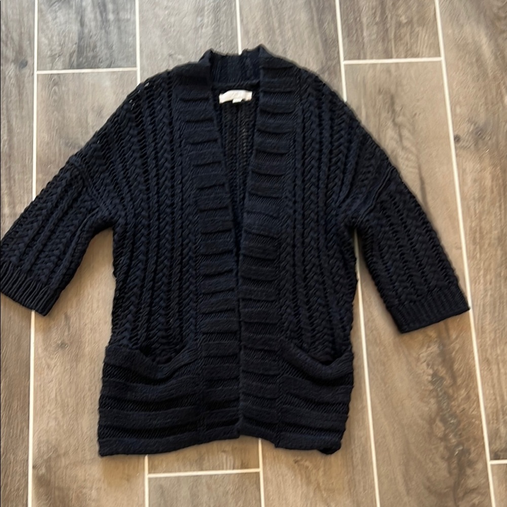 Women's Navy Knit Sweater